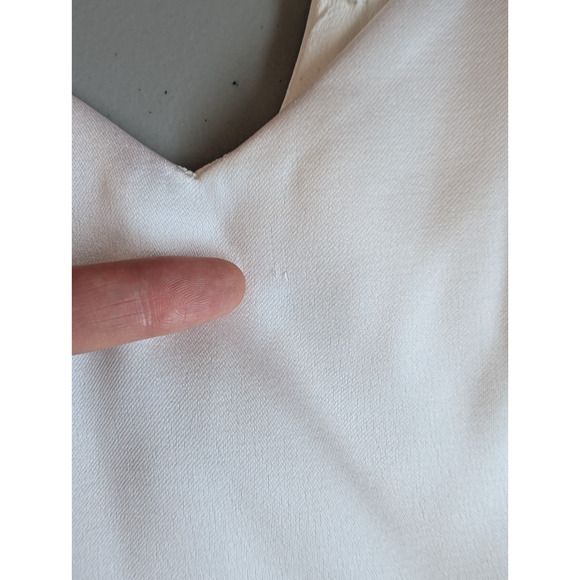 NWD Reformation Icelynn Satin Bridal Wedding Gown Maxi Dress Sz 2 Ivory #4A452 - Picture 9 of 16